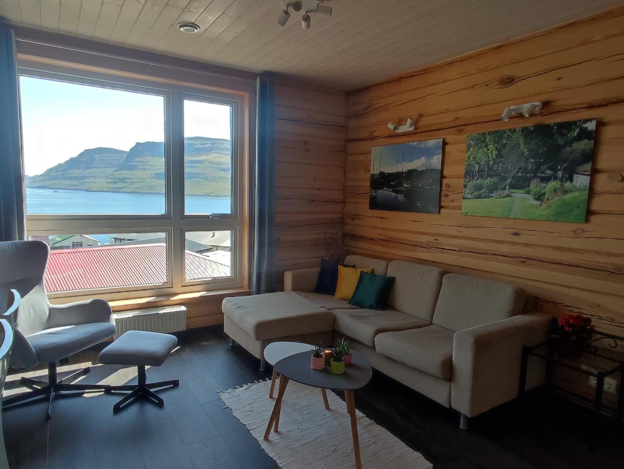 شقة Gotugjogv Log House المظهر الخارجي الصورة